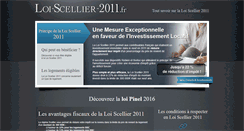 Desktop Screenshot of loi-scellier-2011.fr